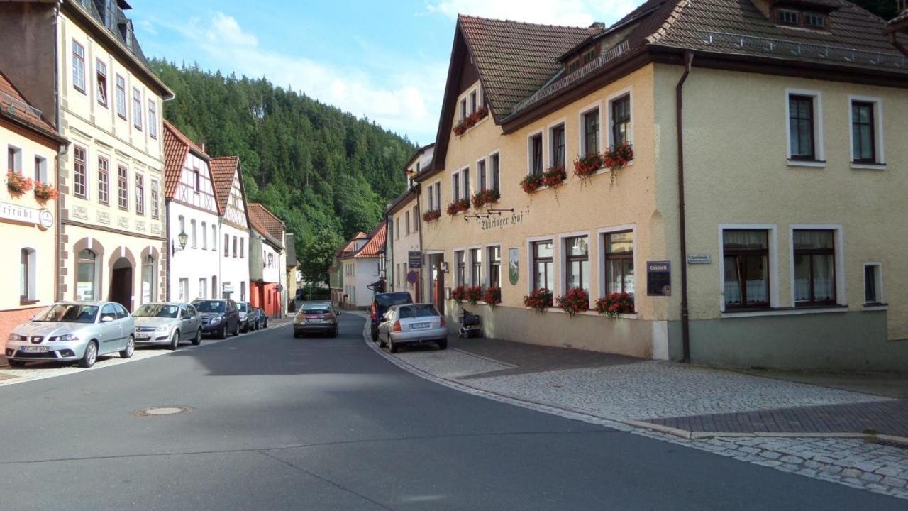 Pension Thuringer Hof Ziegenrück Exteriör bild